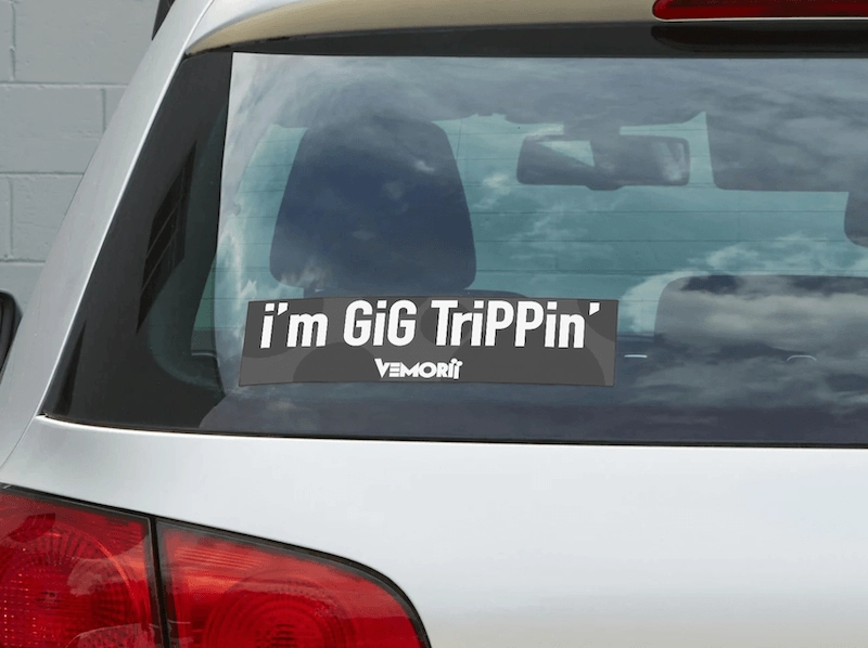 VEMORii GiG Trippin sticker design 1
