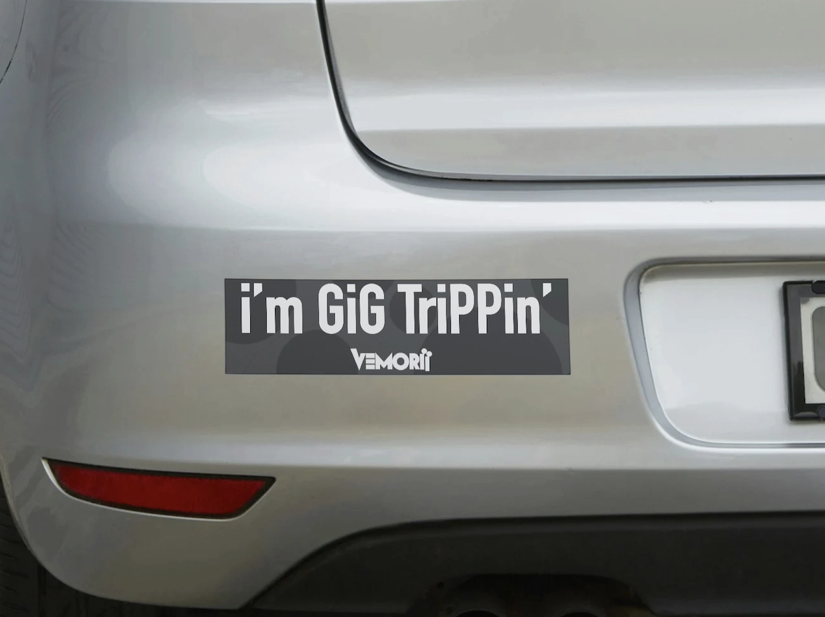 VEMORii GiG Trippin sticker design 3