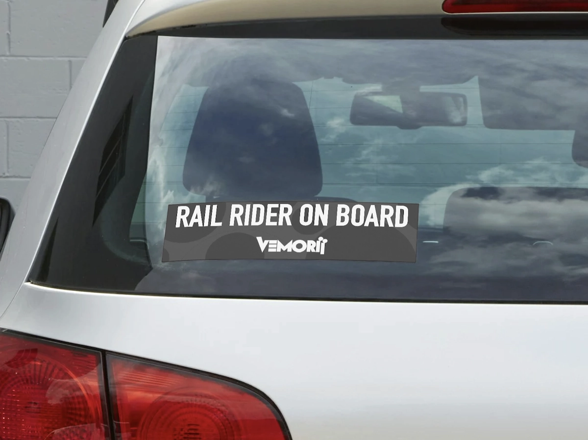 VEMORii Rail Rider sticker design 1