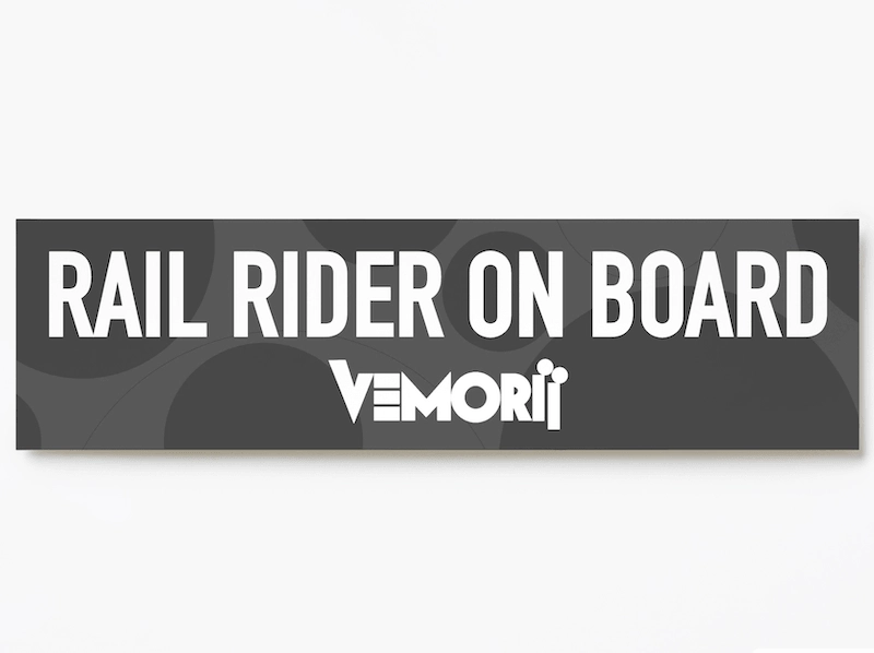 VEMORii Rail Rider sticker design 2